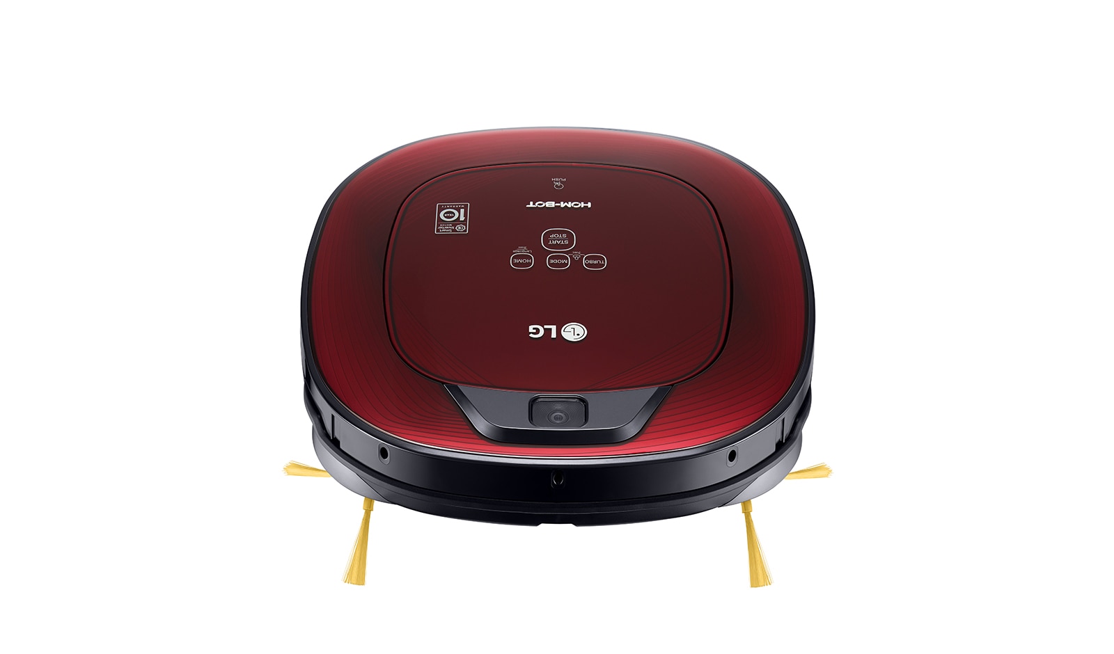 LG Ny robotdammsugare i ruby red färg med Smart Inverter Motor™ och ännu noggrannare rengöring i hörnen, VR8601RR